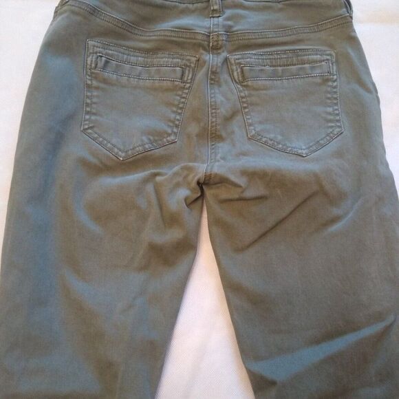 Ann Taylor Loft Straight Leg Girls (Unisex) Green Pants Size 00P - Picture 3 of 6